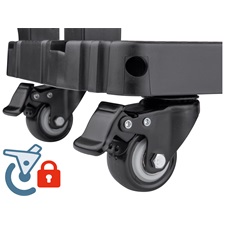 kézikocsi, összecsukható, max.teherbírás:100kg, 6 db kerék