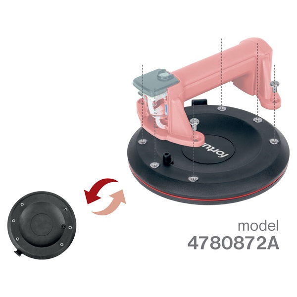 akkus vákuumos emelő (üvegemelő/lapemelő), automatikus vákuumtartással, USB töltés, 3,7V, 2000 mAh Li-ion akku