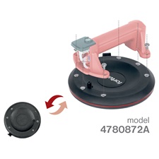 akkus vákuumos emelő (üvegemelő/lapemelő), automatikus vákuumtartással, USB töltés, 3,7V, 2000 mAh Li-ion akku