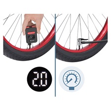 akkus légkompresszor 8V, 500 mAh Li-ion akku, max. 10,3 Bar