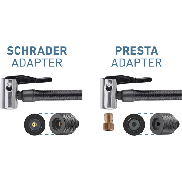 akkus légkompresszor 8V, 500 mAh Li-ion akku, max. 10,3 Bar