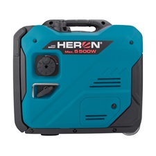 Heron, benzinmotoros áramfejlesztő, csendes üzemű, 5,5 kVA, 230V, 1 fázisú, inverteres