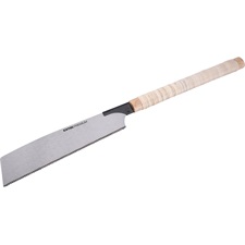 Japán húzófűrész, egyenes rattan nyél, teljes/penge hossz: 610/248 mm, sűrű fogazás T15
