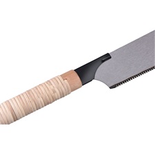 Japán húzófűrész, egyenes rattan nyél, teljes/penge hossz: 610/248 mm, sűrű fogazás T15