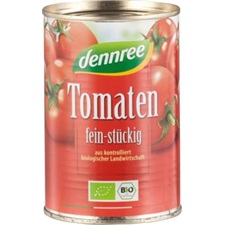 KILISTÁZVA - Konzerv paradicsom darabolt 400g, Dennree Bio