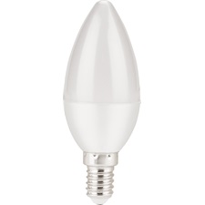 LED-es villanykörte "gyertya izzó" 5W; 450 lumen (45W hagyományos), E14 foglalat, 6500K Hideg Fehér, A+ energ.oszt.