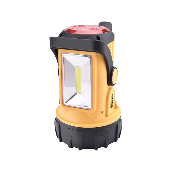 LED lámpa, 10W CREE XML, 500Lm (előre, fókuszált fény) + 3W COB LED - 300lm (oldalra, szórt fény), beépített Li-ion akku
