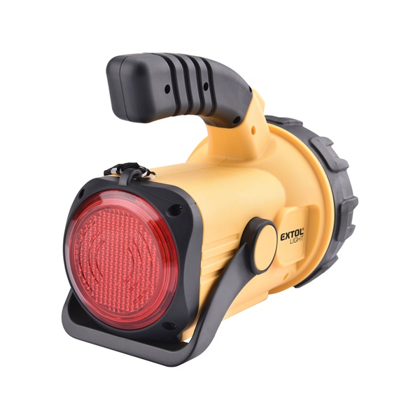 LED lámpa, 10W CREE XML, 500Lm (előre, fókuszált fény) + 3W COB LED - 300lm (oldalra, szórt fény), beépített Li-ion akku