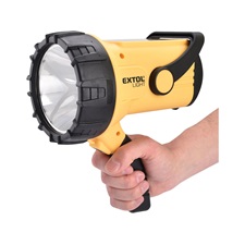 LED lámpa, 10W CREE XML, 500Lm (előre, fókuszált fény) + 3W COB LED - 300lm (oldalra, szórt fény), beépített Li-ion akku