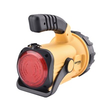 LED lámpa, 10W CREE XML, 500Lm (előre, fókuszált fény) + 3W COB LED - 300lm (oldalra, szórt fény), beépített Li-ion akku