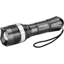 LED lámpa, 1 W, 40  Lumen,  zoom funkció; műanyag ház, elem nélkül