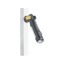 LED lámpa, 3 W COB + 6 LED, 280 Lumen, műanyag ház, mágnes+ akasztó, gumis markolat, elem nélkül