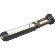 LED lámpa, 5 W COB + 5 LED, 450 Lumen, műanyag ház, mágnes+ akasztó, gumis markolat, elem nélkül