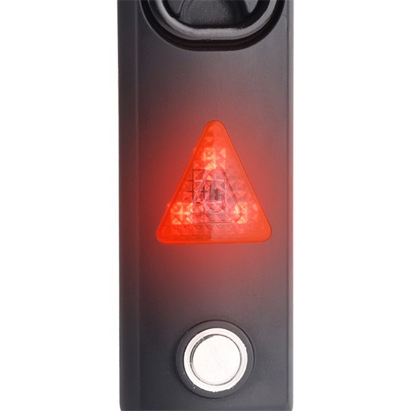 LED lámpa, 5 W COB + 5 LED, 450 Lumen, műanyag ház, mágnes+ akasztó, gumis markolat, elem nélkül