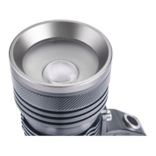 LED lámpa, CREE XPE, 300Lm, 3 funkció;  (teljes/fél fényerő,villogás) + Zoom, ALU ház, elem nélkül, IP54