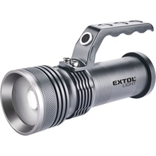 LED lámpa, CREE XPE, 300Lm, 3 funkció;  (teljes/fél fényerő,villogás) + Zoom, ALU ház, elem nélkül, IP54