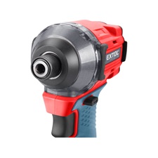 akkus ütvecsavarozó, Share20V, szénkefementes, 1/4" hatszög, Li-ion; 20V akku: 2 Ah, töltő, 230 Nm