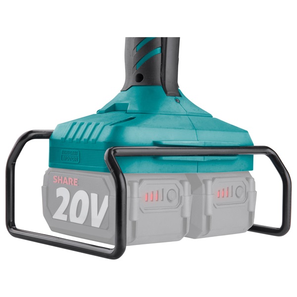 akkus sarokcsiszológép, Share20V, 40V, Li-ion,AKKU és TÖLTŐ NÉLKÜL, 180 mm, szénkefe mentes