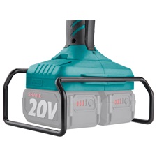 akkus sarokcsiszológép, Share20V, 40V, Li-ion,AKKU és TÖLTŐ NÉLKÜL, 180 mm, szénkefe mentes