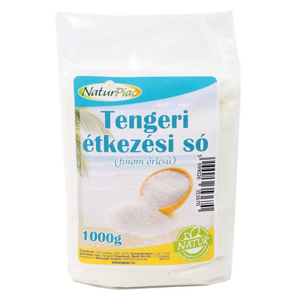 Tengeri só finom örlésű 1000g NaturPiac