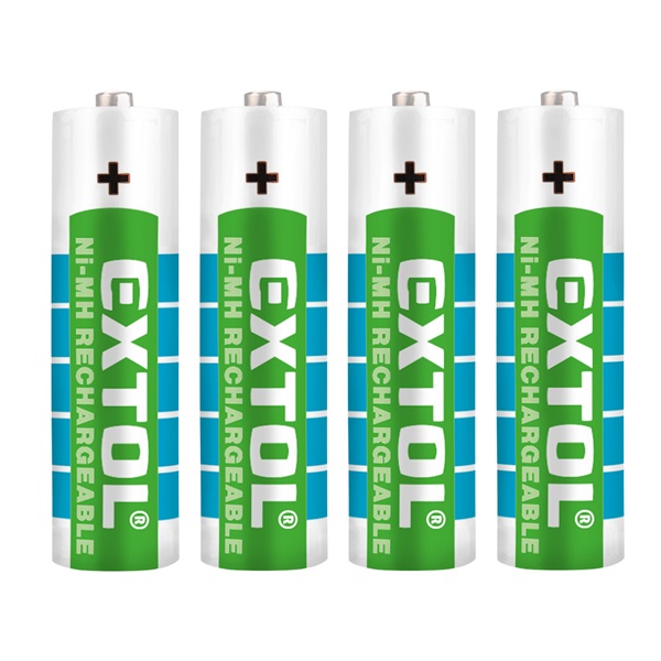 akku (tölthető ceruza elem) klt. 12 db, NiMh, 1,2 V, 2400 mAh, méret: AA (HR06); bliszteren