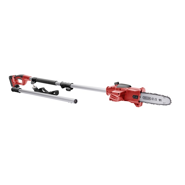 akkus ágvágó láncfűrész gép, 18V, vezető 240 mm, 1500mAh Li-ion akku, és töltővel