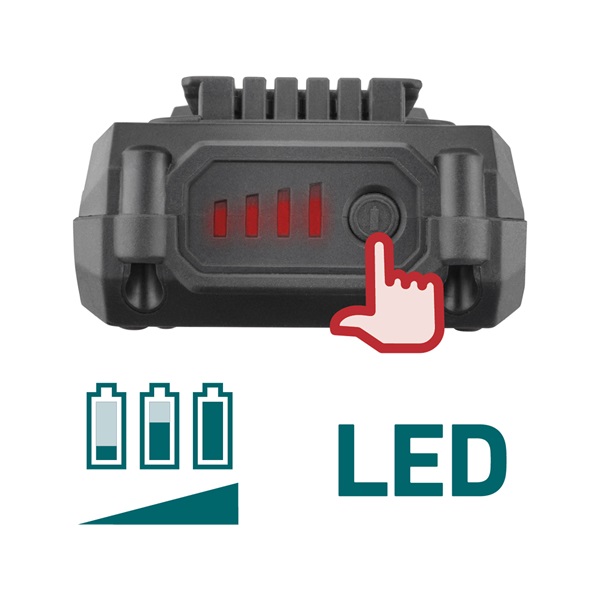 akkus dekopírfűrészgép, Share20V, 20V, Li-ion, 1db akku, 1db töltő, 2000 mAh, szénkefe mentes
