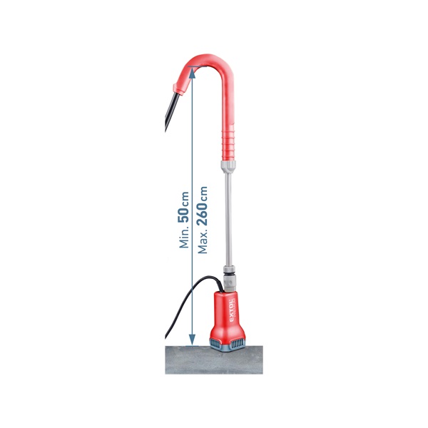 akkus esővíz (hordóürítő) szivattyú, kivezetőcsővel, Share20V, 80W, szállító telj: 1,9 m3/h, Li-ion, 1db akku+töltő