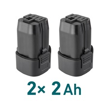 akkus fúrócsavarozó, 16 V, Li-ion, , kefementes, 2db akku, 1db töltő, 2000 mAh, 50/25 Nm