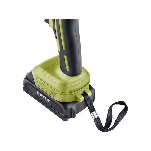 akkus fúrócsavarozó, Power Share, 20V, kefementes motor, kofferban; 2db 2000 mAh Li-ion akku + 1 db töltő