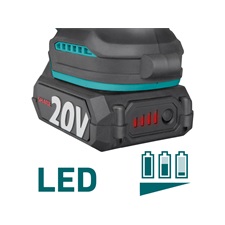 akkus láncfűrészgép egykezes, Share20V, kefementes, 20V, Li-ion, 180 mm