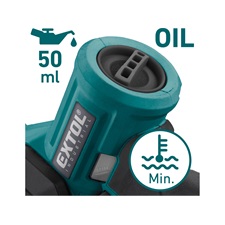 akkus láncfűrészgép egykezes, Share20V, 20V, Li-ion, kefementes, 180 mm, AKKU és TÖLTŐ NÉLKÜL!