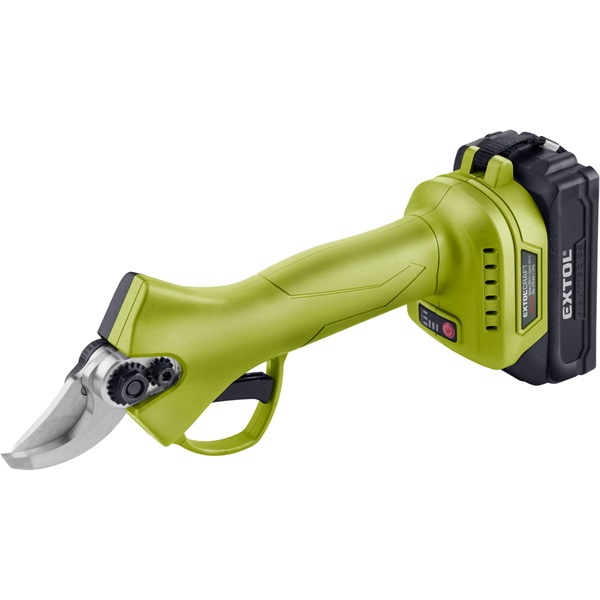 akkus metszőolló, Power Share, 20V, kefementes motor, 1db 2000 mAh Li-ion akku + 1 db töltő