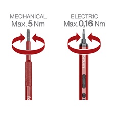 akkus órás csavarhúzó klt. 125db, beépített 3,7 V 400 mAh Li-ion akku, USB tölthető