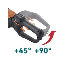 akkus sövényvágó gép, szénkefementes, 60V (1500W),  AKKU és TÖLTŐ NÉLKÜL!