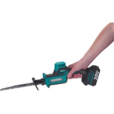 akkus szablyafűrészgép, Share20V, Li-ion, 1db akku, 1db töltő, 2000 mAh, 0-3000 ford/perc