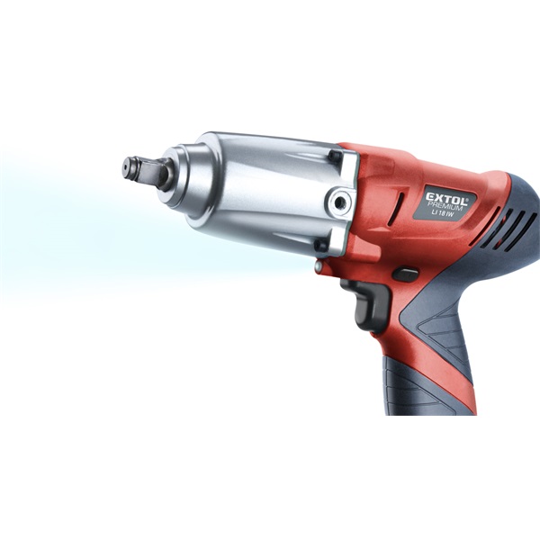 akkus ütvecsavarozó, Li-ion; 18V, 1/2", 1 db 3000 mAh, ford.: 2200 1/min, 500 Nm