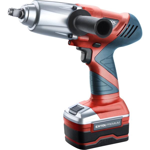 akkus ütvecsavarozó, Li-ion; 18V, 1/2", 1 db 3000 mAh, ford.: 2200 1/min, 500 Nm