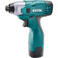 akkus ütvecsavarozógép 14,4 V (Max. 16,6V), LI-ion, 1/4" hatszög befogás, 2 db akku: 1500 mAh, ford.: 2300 1/min, 120 Nm