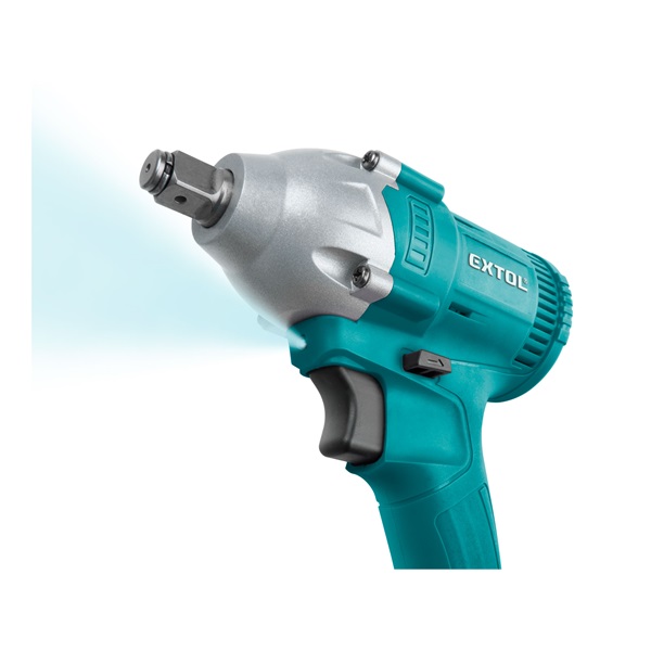 akkus ütvecsavarozógép 18V, LI-ion, 1/2" négyszög befogás, 2 db akku: 4000 mAh, ford.: 2.600 1/min, 260 Nm