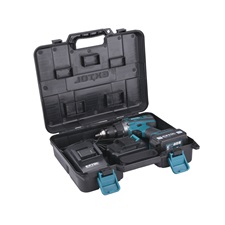 akkus ütvefúró és csavarozó, 18V, Li-ion; 2× 4000 mAh akku, 1× töltő, 19/39Nm