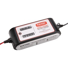 akkutöltő, autós, mikroprocesszoros, intelligens, 8 Amp, 4-160Ah, DC 12V
