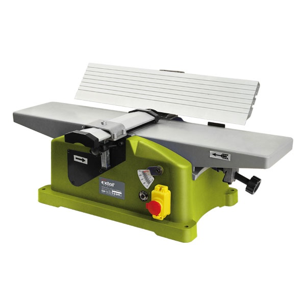 asztali gyalugép, (simító gyalu) 1300W, gyalukés: 156mm, munkamélység: 0-3,0mm,10.000 ford/perc,14kg