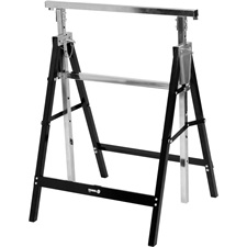asztalosbak/festőbak állítható, összecsukható; 790mm-1300mm, max. terhelés: 200kg, saját tömeg: 5,2 kg