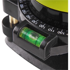 automatikus lézeres vízszintező, 1H1V (1 horizontális+1 vertikális) pontosság:0,5mm/1m (=0,0285°)_