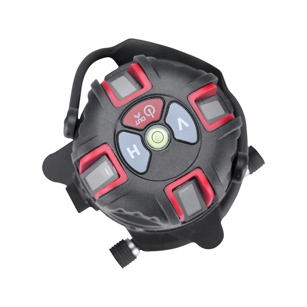 automatikus lézeres vízszintező, ZÖLD, 1H4V6D (1 horizontális+ 4 vertikális+ 6 pont) pontosság:0,2mm/1m, 5/8" menet