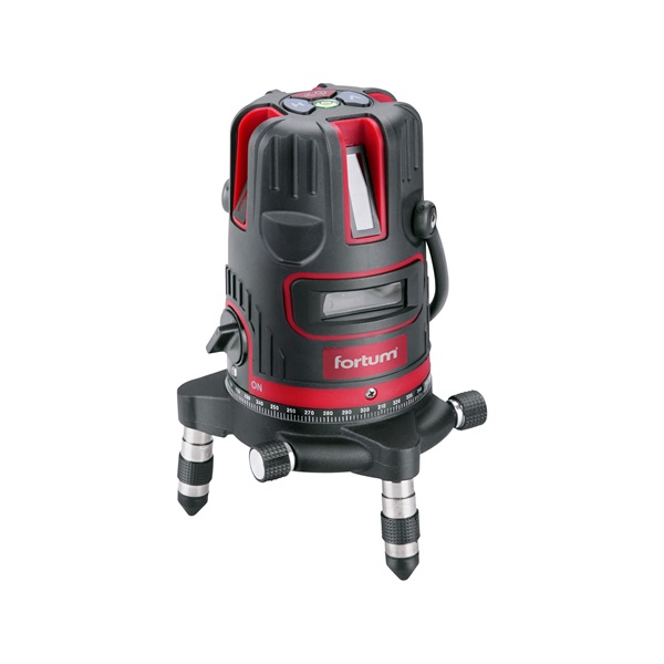 automatikus lézeres vízszintező, ZÖLD, 1H4V6D (1 horizontális+ 4 vertikális+ 6 pont) pontosság:0,2mm/1m, 5/8" menet