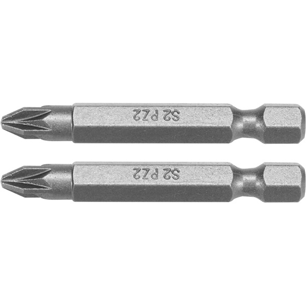 behajtóhegy PZ, 2 db, S2 acél; PZ 2×50mm, bliszteren