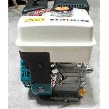 benzinmotor; vízszintes főtemgely ; 439 cm3, 4-ütemű, léghűtéses, OHV, 15 LE/4000 ford/perc, kúpos tengelyvég; V-típus