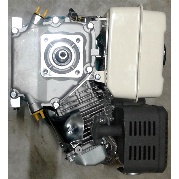 benzinmotor; vízszintes főtengely; 196 cm3, 4-ütemű, léghűtéses, OHV, 6,5 LE/4000 ford/perc, menetes tengelyvég; P-típus